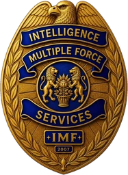 IMF Intelligence Multiple Force Services badge